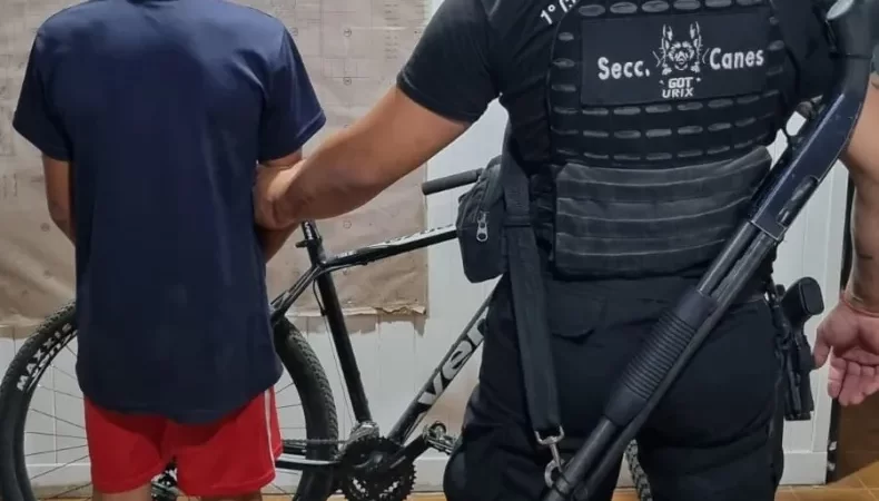 Recuperaron una bicicleta robada y detuvieron al ladrón en Reconquista