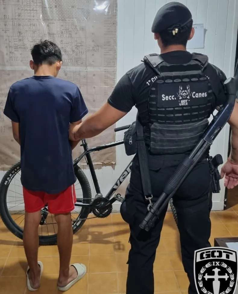 Recuperaron una bicicleta robada y detuvieron al ladrón en Reconquista