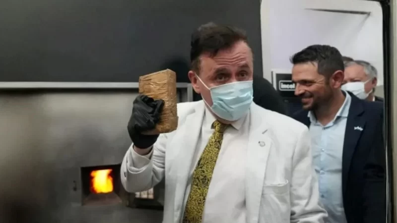 Destruirán droga incautada en el Crematorio de Avellaneda