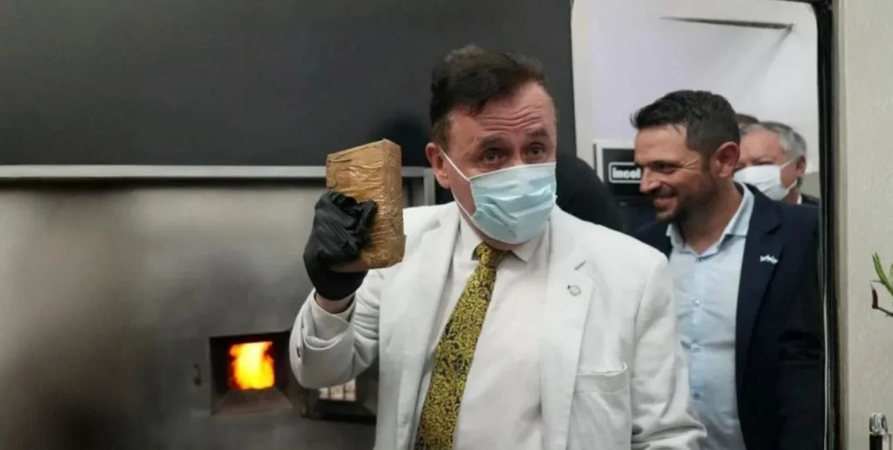 Destruirán droga incautada en el Crematorio de Avellaneda