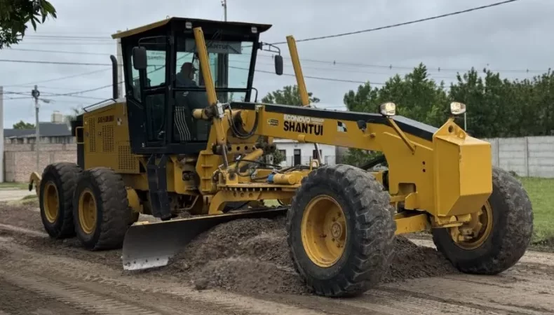 Avellaneda realizó sembrado de piedra en calles del Barrio Don Pedro