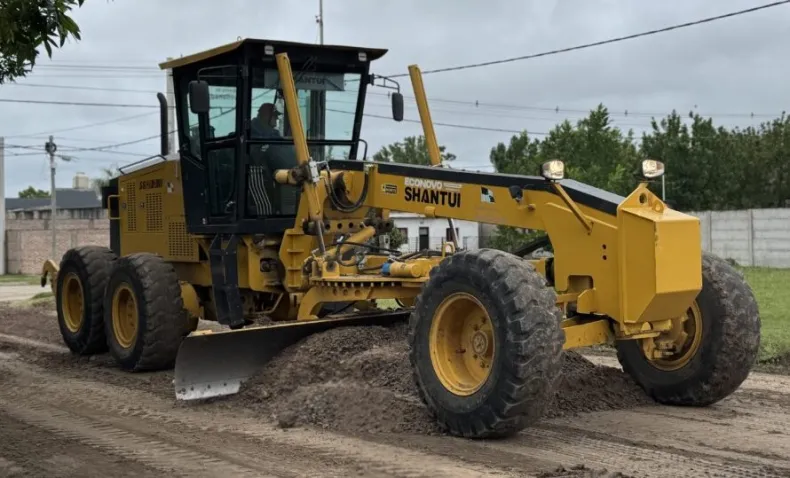 Avellaneda realizó sembrado de piedra en calles del Barrio Don Pedro