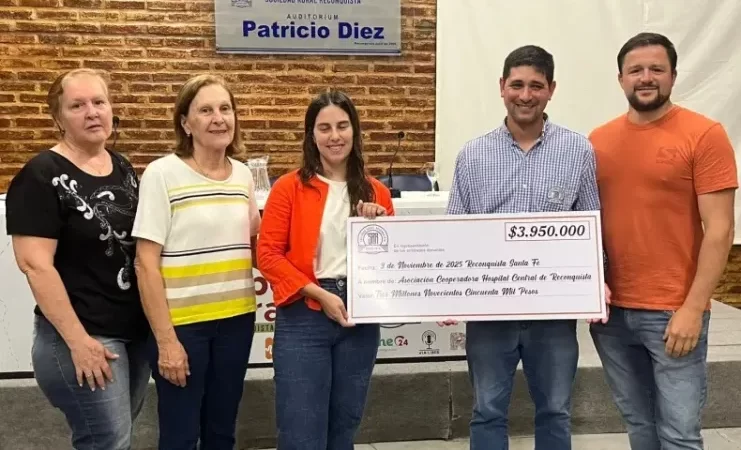 La Sociedad Rural de Reconquista donó casi cuatro millones de pesos al Hospital