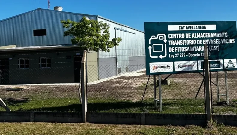 Avellaneda: inauguraron un centro de almacenamiento para depositar envases de fitosanitarios