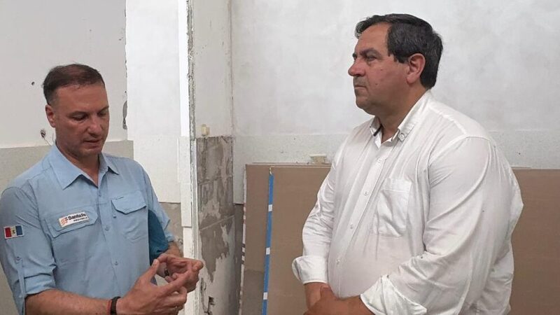 Avanza la construcción del nuevo Centro de Salud en barrio Itatí de Reconquista