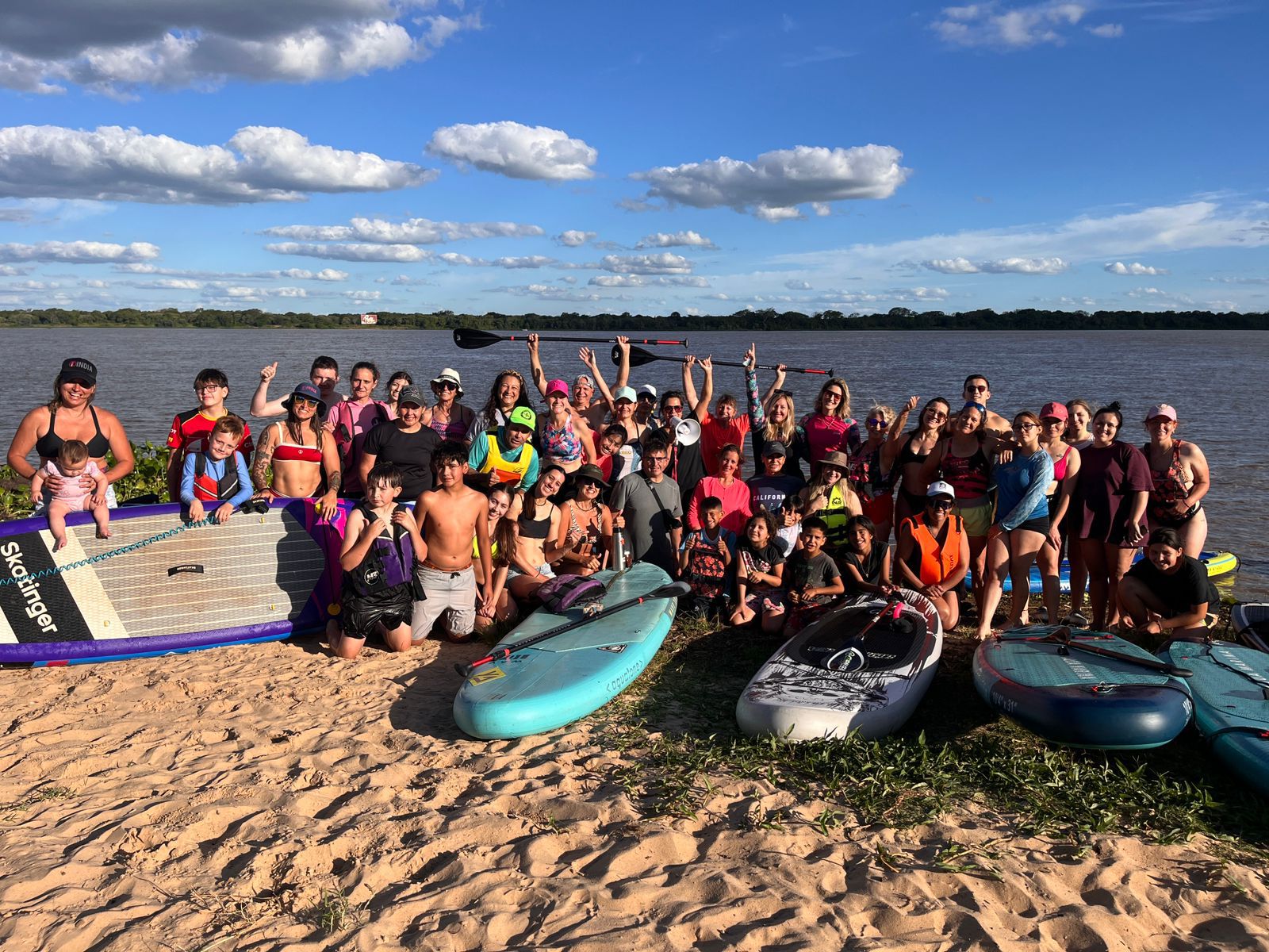 Reconquista tuvo un fin de semana de Stand Up Paddle