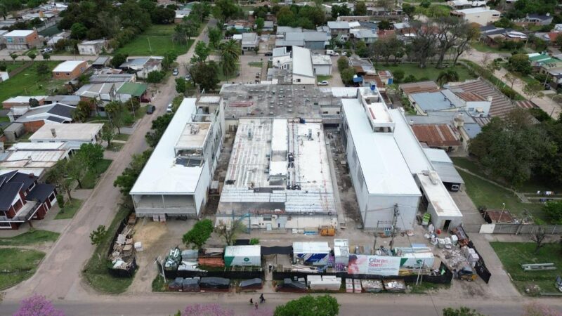 La ampliación del Hospital de Villa Ocampo está en su etapa final