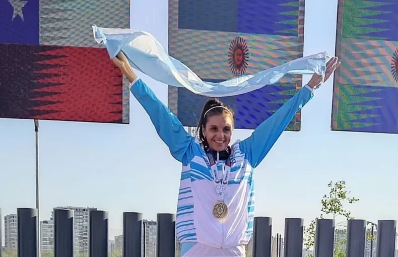 Doble medalla de oro para Marisol Tozzi en el Sudamericano de Atletismo Máster en Chile