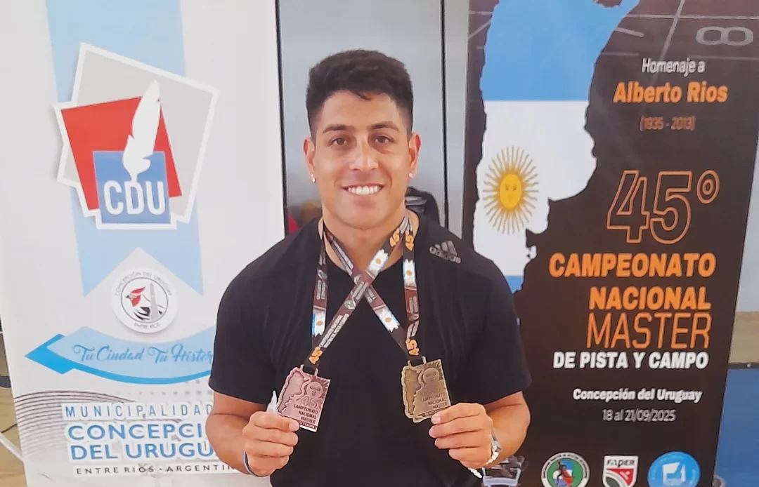 El atleta de Reconquista Sebastián Acevedo al Sudamericano en Chile