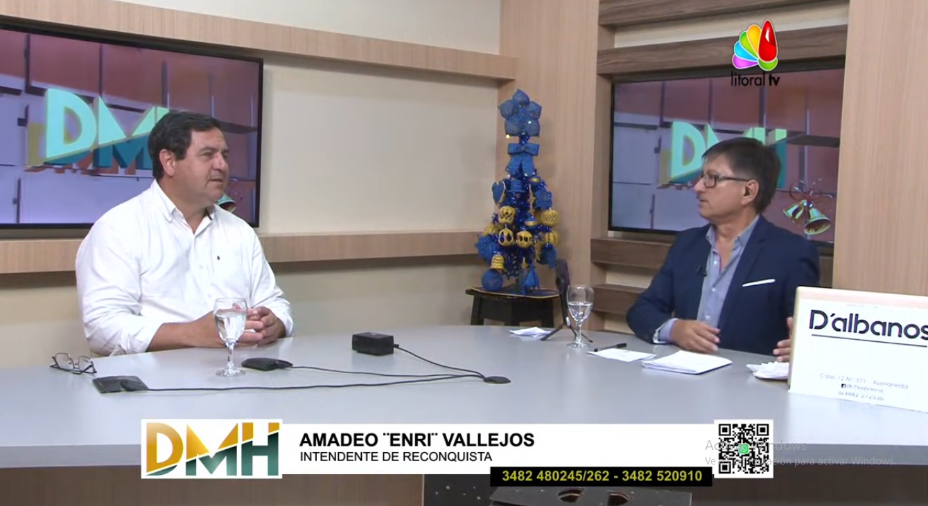 Vallejos en DMH: “seguimos trabajando con fe y optimismo. Lo mejor está por venir para Reconquista”