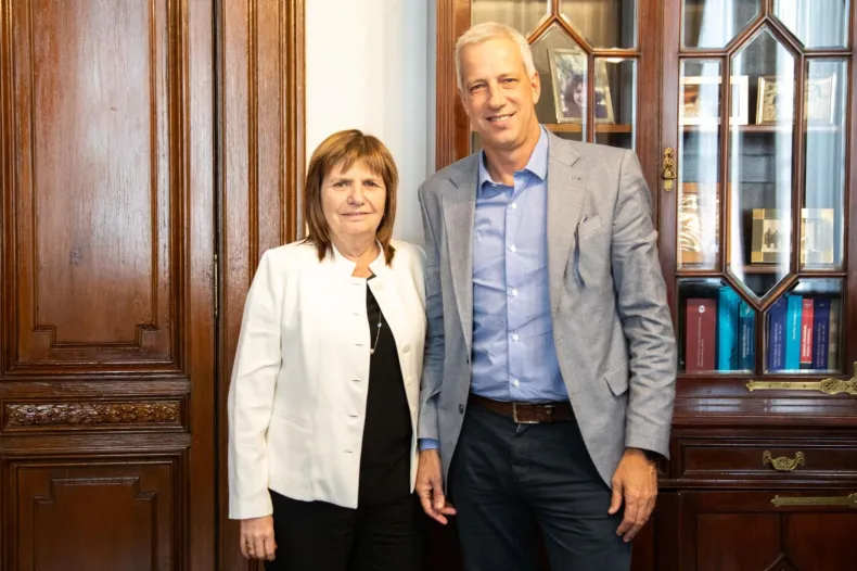 Dionisio Scarpin y Bullrich analizaron la seguridad y el fortalecimiento de la justicia en el norte de Santa Fe