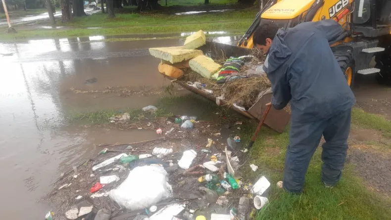 Reconquista informó que no se reportaron evacuados tras el temporal