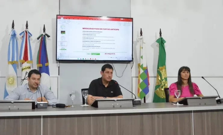 Reconquista presentó el Presupuesto 2026 con beneficios para los contribuyentes