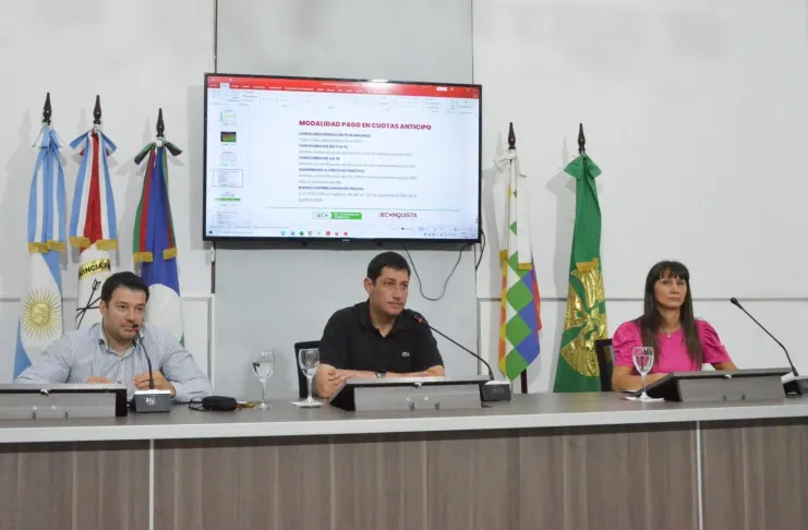 Reconquista presentó el Presupuesto 2026 con beneficios para los contribuyentes