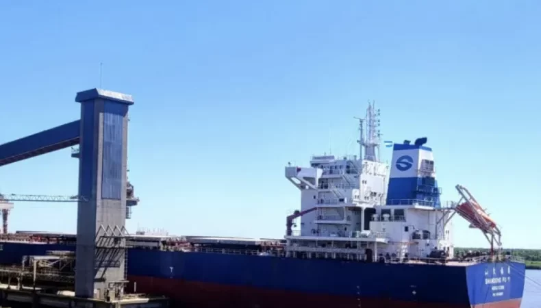 Desde Santa Fe salió el primer embarque de trigo argentino a China después de 30 años