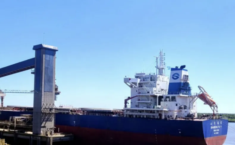 Desde Santa Fe salió el primer embarque de trigo argentino a China después de 30 años