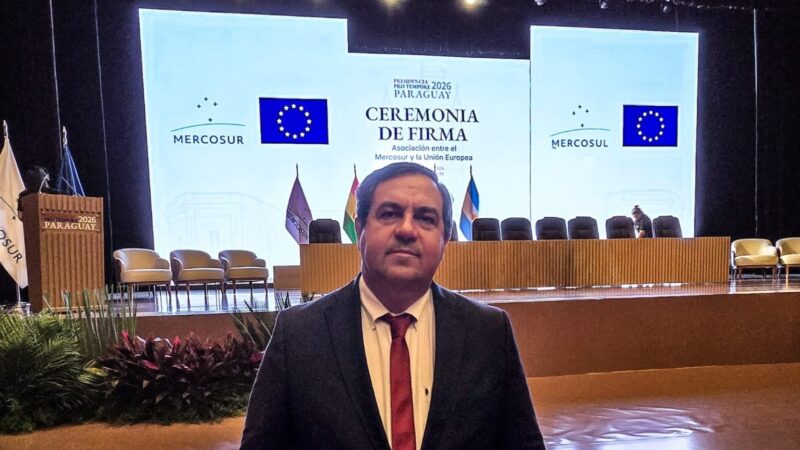 Reconquista participó del acto de firma del acuerdo Mercosur–Unión Europea