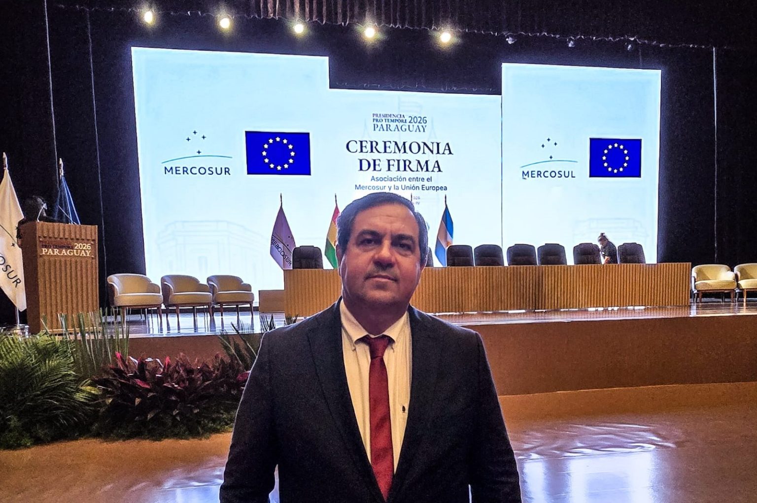 Reconquista participó del acto de firma del acuerdo Mercosur–Unión Europea