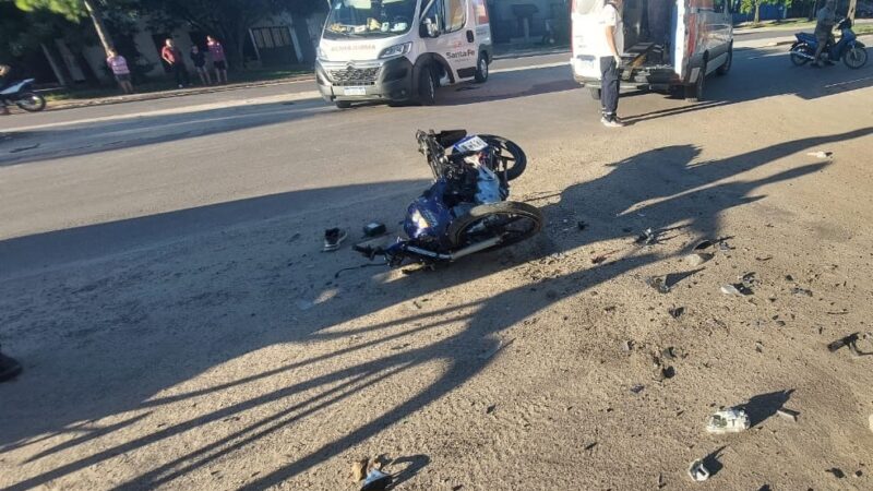 joven motociclista muere tras chocar con camioneta en Reconquista