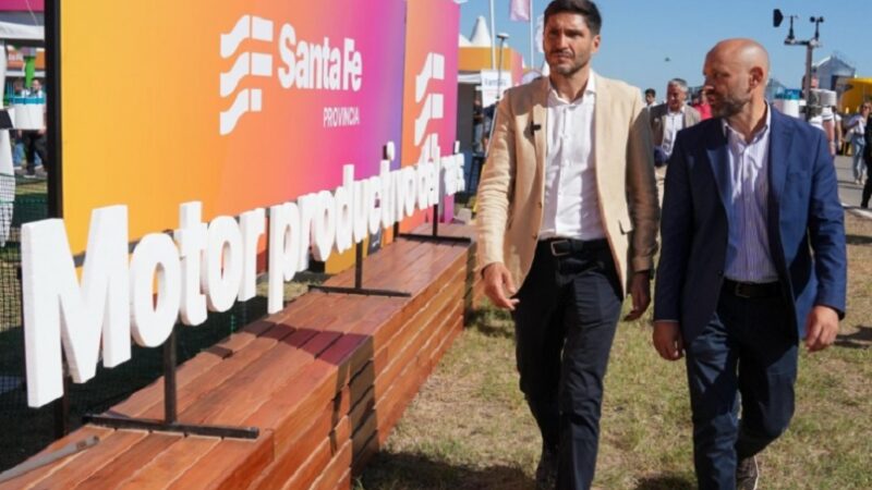 Pullaro en Expoagro: “Santa Fe demuestra que se puede ser eficiente bajando impuestos”