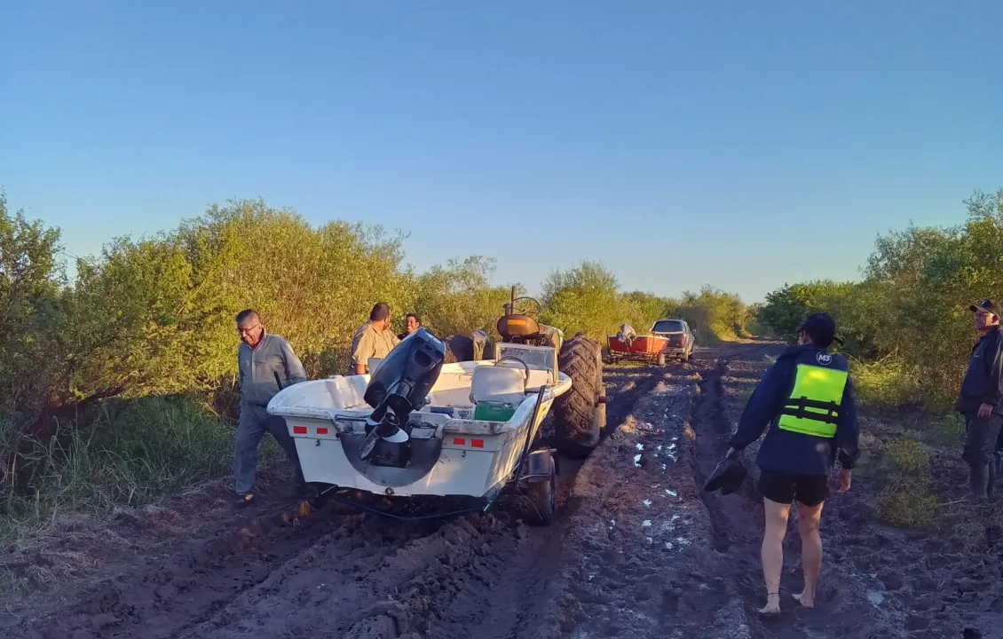 Reanudaron la búsqueda de Diego Moreyra Montiel en el Arroyo El Tajamar