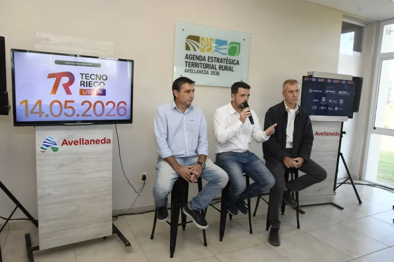 Presentaron la Primera Tecno Riego del Litoral en Avellaneda ¿Cuándo se realiza?