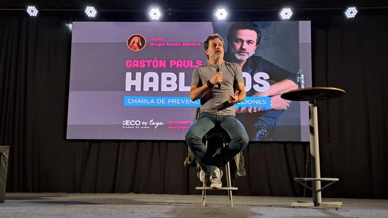 Gastón Pauls habló sobre prevención de adicciones en el Norte de Santa Fe