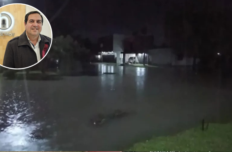 El intendente Vallejos destacó las obras hídricas que se hicieron en Reconquista