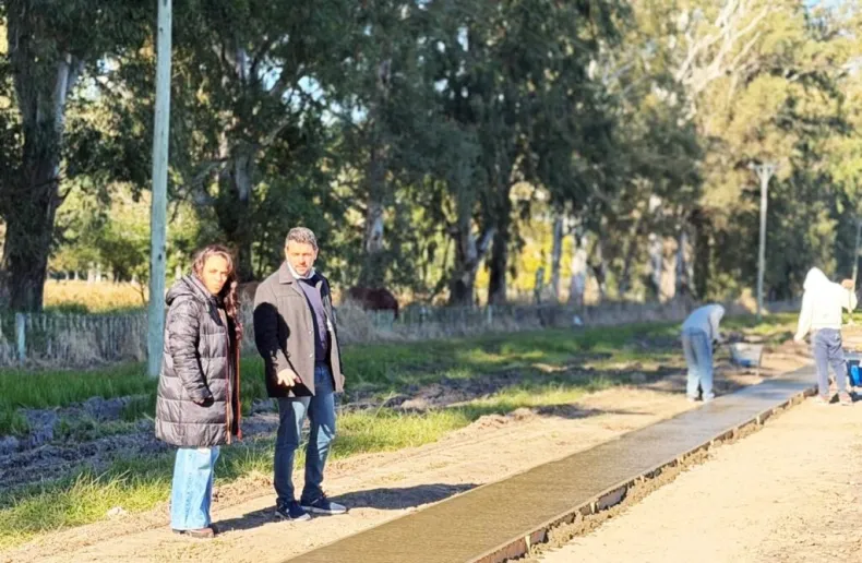 El Gobierno de Avellaneda inició una ciclovía de 2 kilómetros en Paraje El Timbó