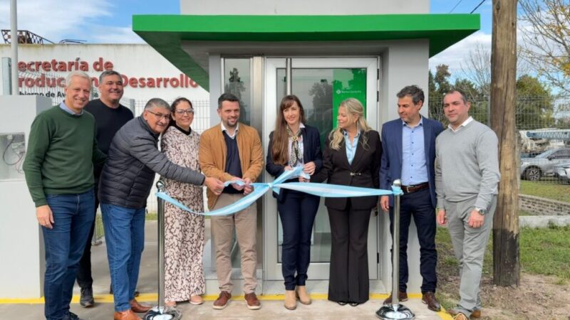 Avellaneda habilitó un nuevo cajero automático en el acceso al Parque Industrial
