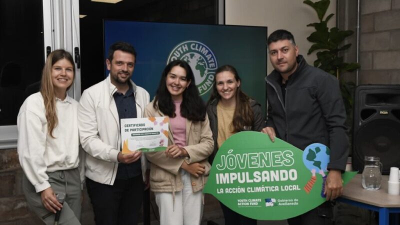 Avellaneda fue seleccionada para participar por tercer año consecutivo del Fondo de Acción Climática Juvenil