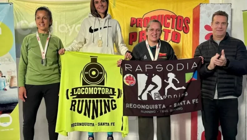 Demis Pochón y Marisol Tozzi fueron los más rápidos en los 8K del Club Atlético Alumni