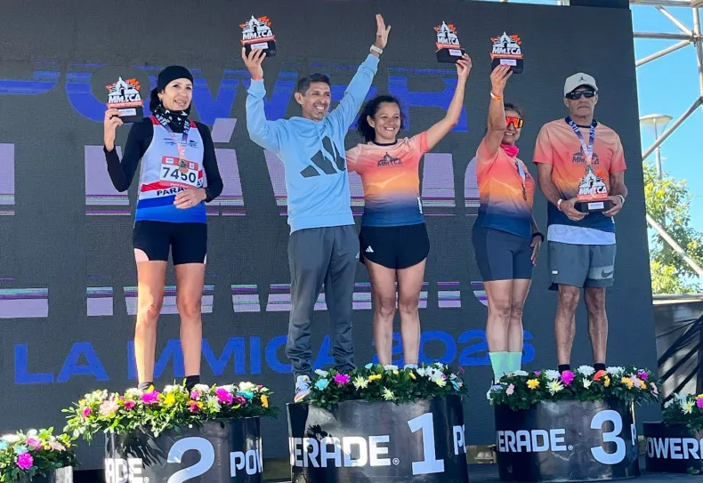 Ives Saucedo ganó su categoría en los 21k internacionales de Asunción