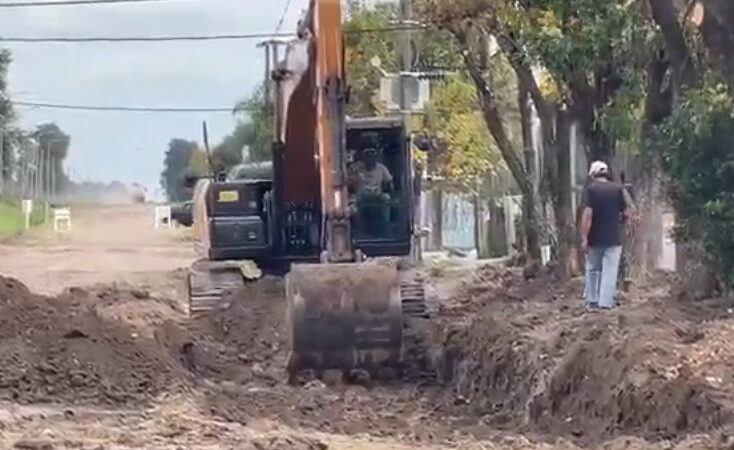 Avanzan nuevas obras de pavimento en Barrio Belgrano de Avellaneda