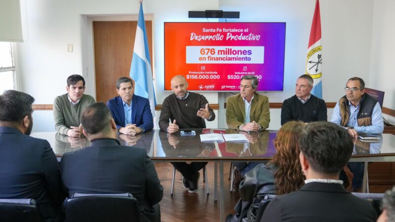 Provincia destina más de $ 3.200 millones para sostener e impulsar a los sectores productivos