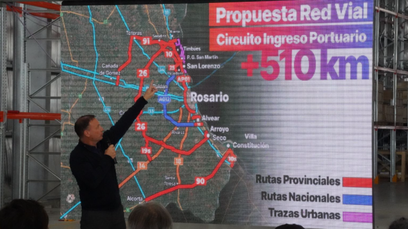 Autorizan un crédito de USD 150 millones para obras logísticas en el Gran Rosario