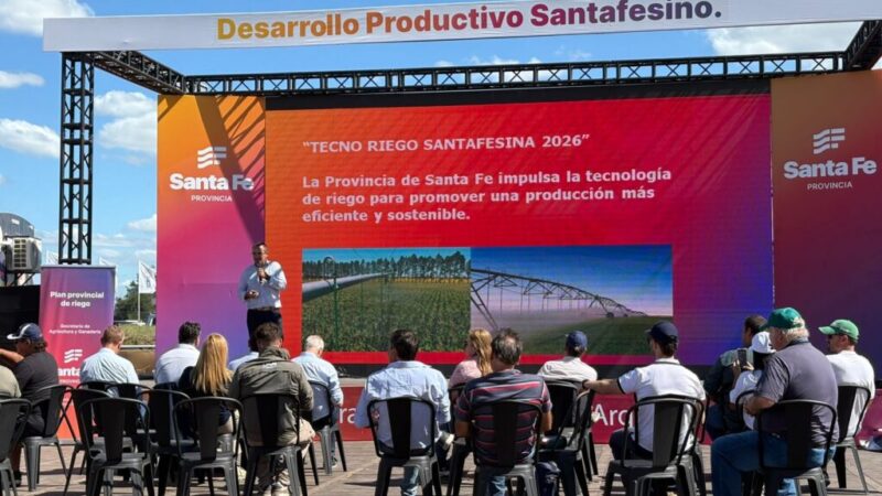 Comenzó la primera edición de «Tecno Riego Litoral» en el Centro de Desarrollo Rural de Avellaneda