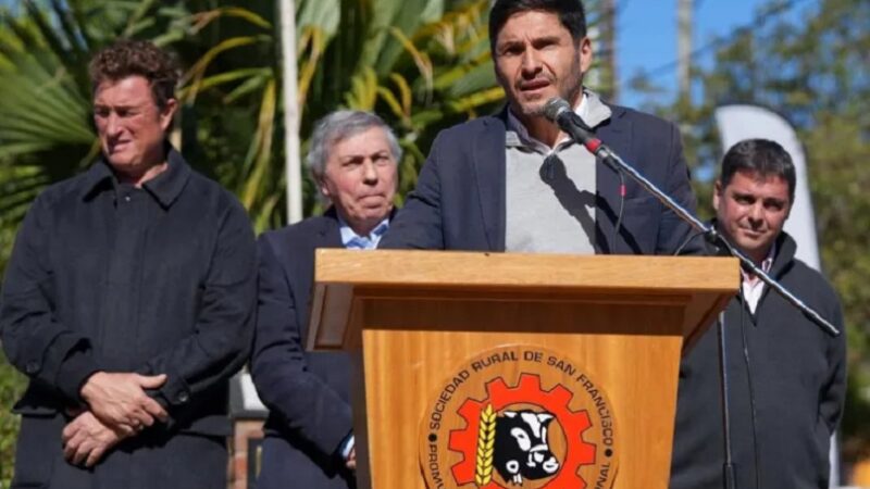 El Gobernador Pullaro reclamó el fin de las retenciones al campo en TodoLáctea 2026