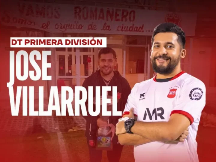 Romang FC confirmó a José Villarruel como nuevo DT de Primera tras la salida de Marfioleti