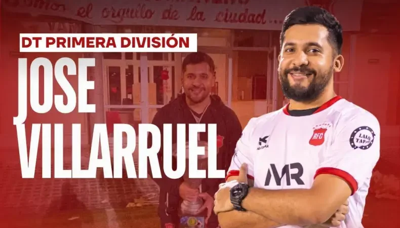 Romang FC confirmó a José Villarruel como nuevo DT de Primera tras la salida de Marfioleti