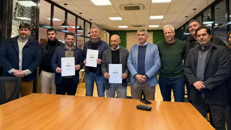 Braidot y los ministros Bastia, Puccini y Báscolo analizaron proyectos de riego e inversión productiva