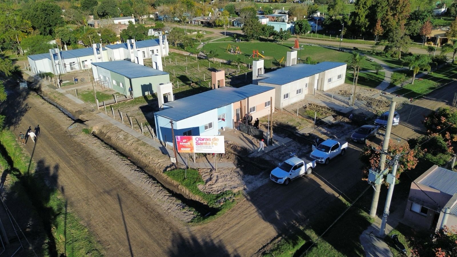 Pullaro impulsa en Romang una inversión de más de $1.160 millones en viviendas