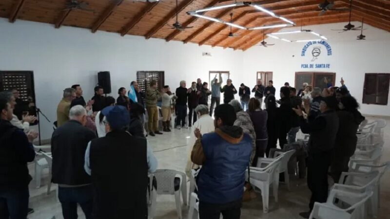 Dirigentes peronistas del norte santafesino se reunieron en el camping de Camioneros