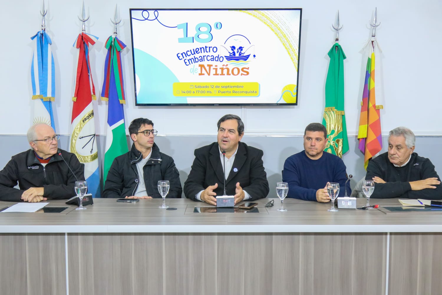 Reconquista presentó el 18° Encuentro de Pesca Variada Embarcada para Niños