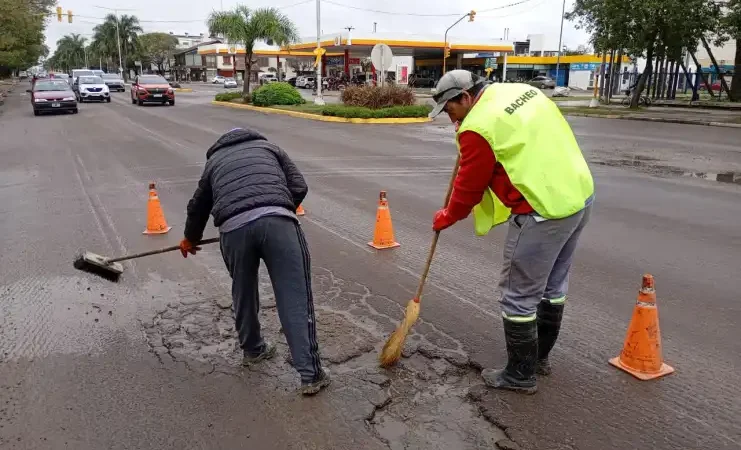 El Gobierno de Reconquista reparó baches profundos en la Ruta Nacional 11 ¿Qué respondió Vialidad?