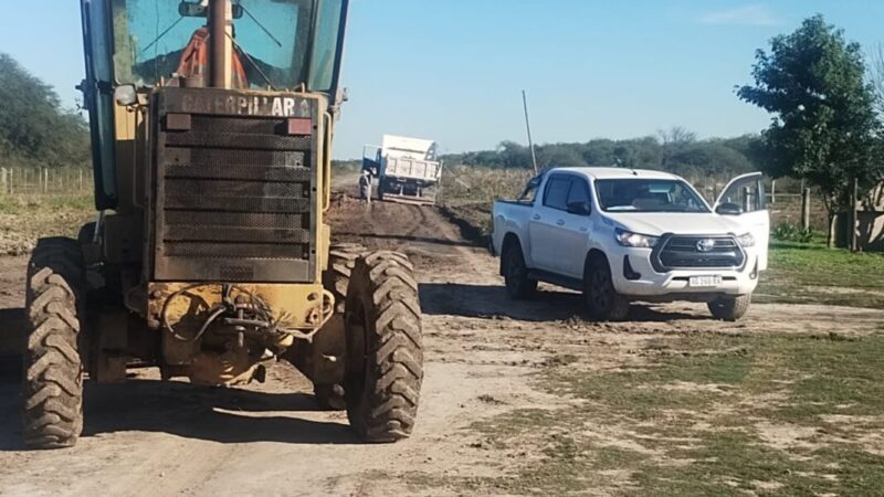 La Comuna de Garabato continúa con trabajos de reparación en caminos rurales