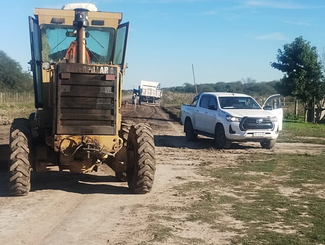 La Comuna de Garabato continúa con trabajos de reparación en caminos rurales