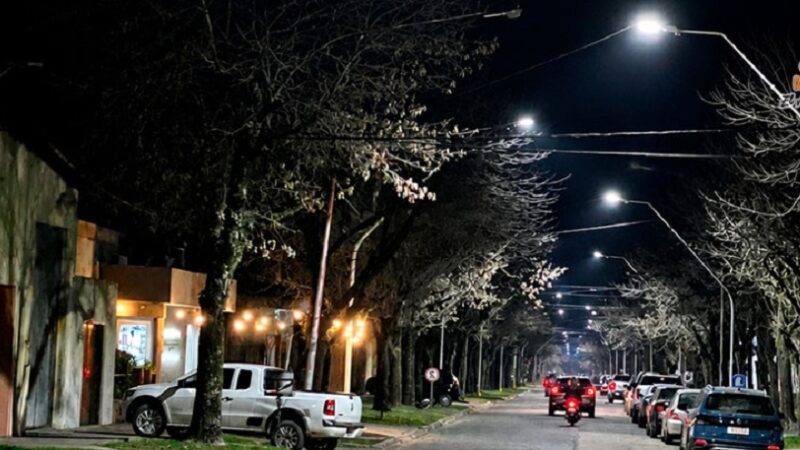 Malabrigo inauguró la nueva iluminación LED de calle Belgrano ¿Cuál fue la inversión?