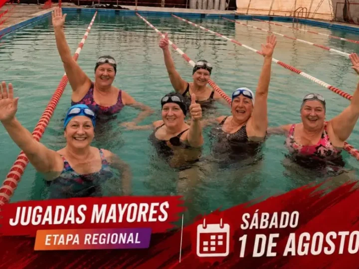 Adelante Reconquista recibirá la etapa regional de natación para Adultos Mayores 
