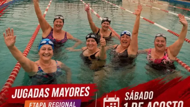 Adelante Reconquista recibirá la etapa regional de natación para Adultos Mayores 